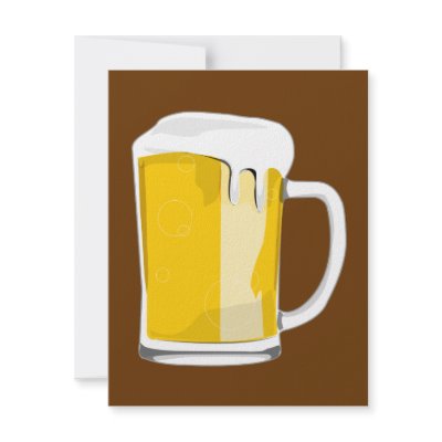 Beer mug invitation by styleuniversal