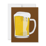 Beer mug invitation