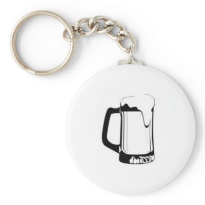 Beer Mug Keychain by made_in_atlantis
