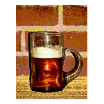Beer Mug Postcard