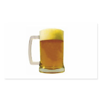 Beer Mug Rectangle Stickers