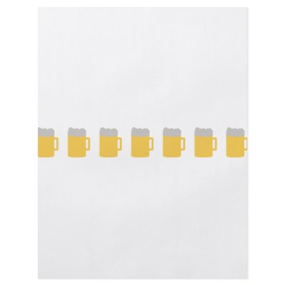 beer mugs icon personalized flyer by TomaniacLines