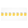 beer mugs icon customized photo card
