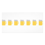 beer mugs icon photo cards
