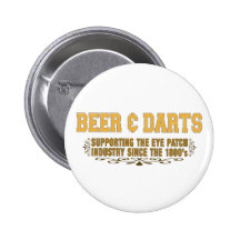Beer N Darts Buttons