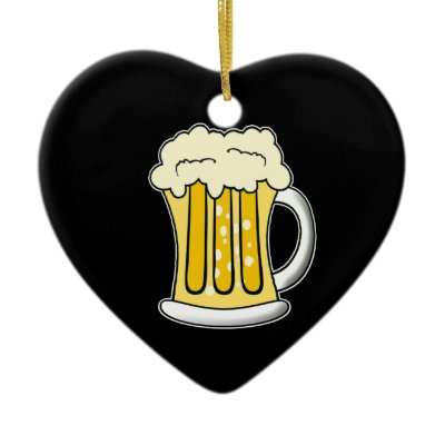 Beer Ornament (double sided) by JerryLambert