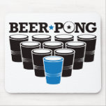 Beer Pong Basic - Blue Mousemats