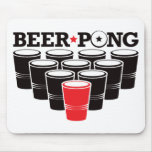 Beer Pong Basic - Red Mouse Mats