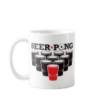 Beer Pong Basic - Red Coffee Mugs