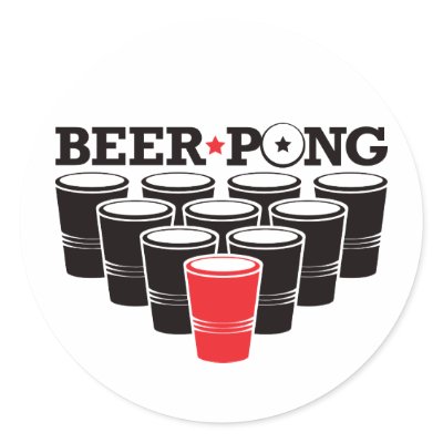 Beer Pong Basic - Red by visualnewbie
