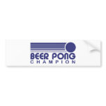 Beer Pong Bumper Stickers