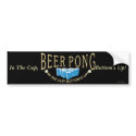 Beer Pong bumper stickers