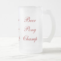 Beer Pong Champ All Around Coffee Mug