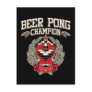 Beer Pong Champion Post Card