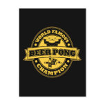 Beer Pong Champion Postcard