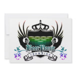 beer pong champion royal crest custom announcements