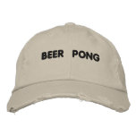 Beer Pong Embroidered Baseball Cap