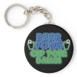 Beer Pong Keychains