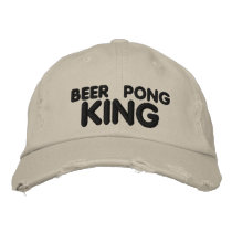 Beer Pong King Baseball Cap