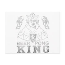 Beer Pong King Post Cards