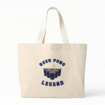 Beer pong legend canvas bags