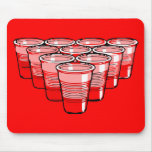 beer pong mouse pad