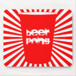 beer pong mouse pads