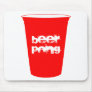 beer pong mouse pad