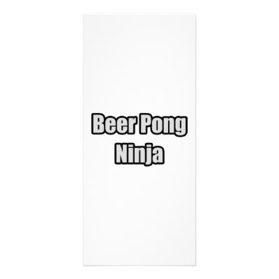 Beer Pong Ninja by Funny_MoFo_Shirts