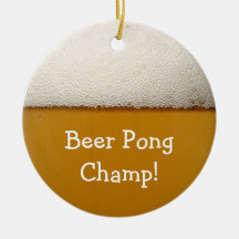 Beer Pong Ornaments