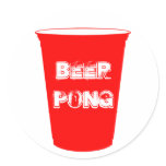 beer pong stickers