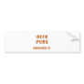 Beer Pong University Style A Bumper Sticker