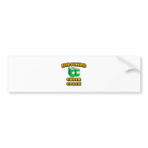 Beer-Powered Cheer Coach bumper stickers