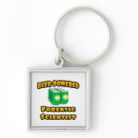 Beer-Powered Forensic Scientist Keychain