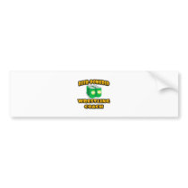 Beer-Powered Wrestling Coach bumper stickers