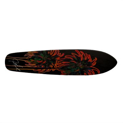 Beer Sign Palm Retro Skatedeck Skate Boards by JaredFredrickson