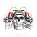Beer Skulls stickers