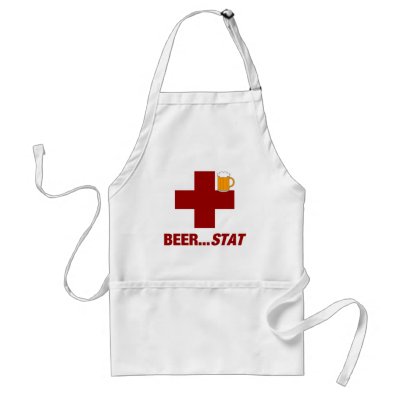 BEER .... STAT !  (A Beer Emergency) Apron by TheBigTees