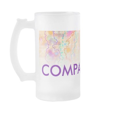 Beer Steins,  Frosted Mugs - Just Peachy by TakingCareOfBusiness