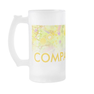 Beer Steins,  Frosted Mugs - Lemon Drop by TakingCareOfBusiness