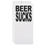 Beer Sucks rack cards
