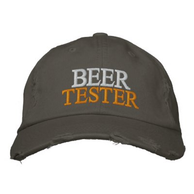 Beer Tester Embroidered Baseball Caps by Ricaso_Graphics