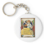 Beer Vintage Drink Ad Art Key Chains