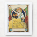 Beer Vintage Drink Ad Art Mouse Pad