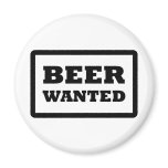 beer wanted icon fridge magnets