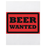 beer wanted red icon flyers