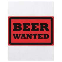 beer wanted red icon flyers