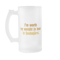 Beer Wife Frosted Glass Mug