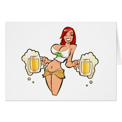 BeerRedhead Card by TrustShop