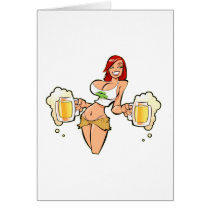 BeerRedhead Greeting Card